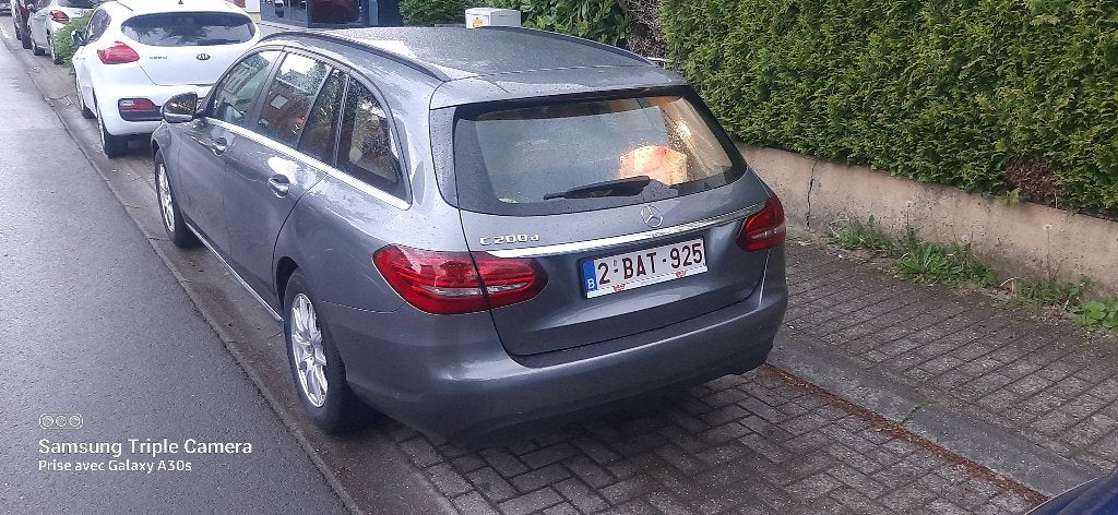 Mercedes c 200 automatik, Autos, Cuir, Argent ou Gris, Achat, Euro 6