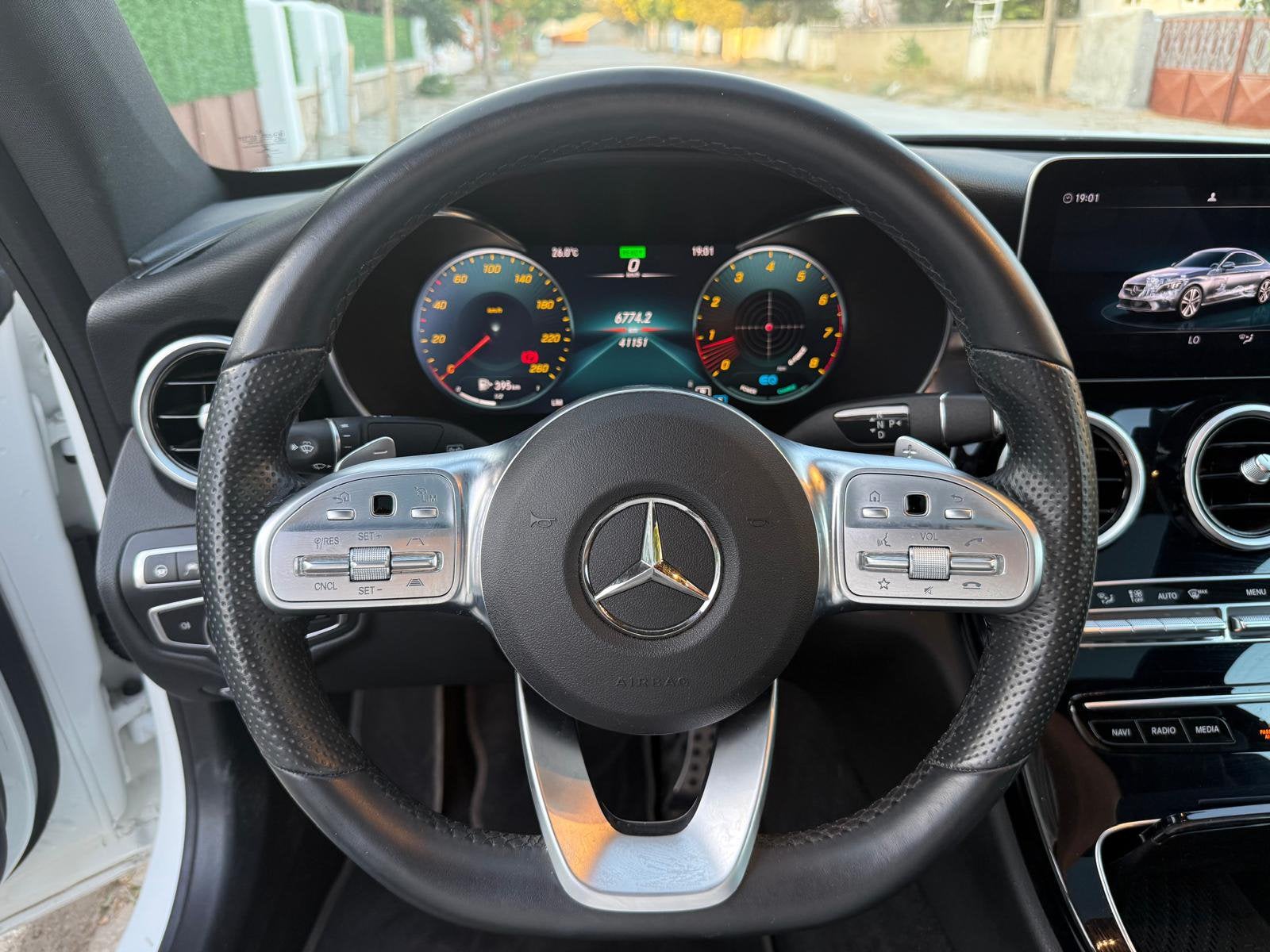 Mercedes C300 coupé amg/70000 km/benzine/258 uur/ belgisch, Auto's, Automaat, Achterwielaandrijving, Euro 6, 4 cilinders