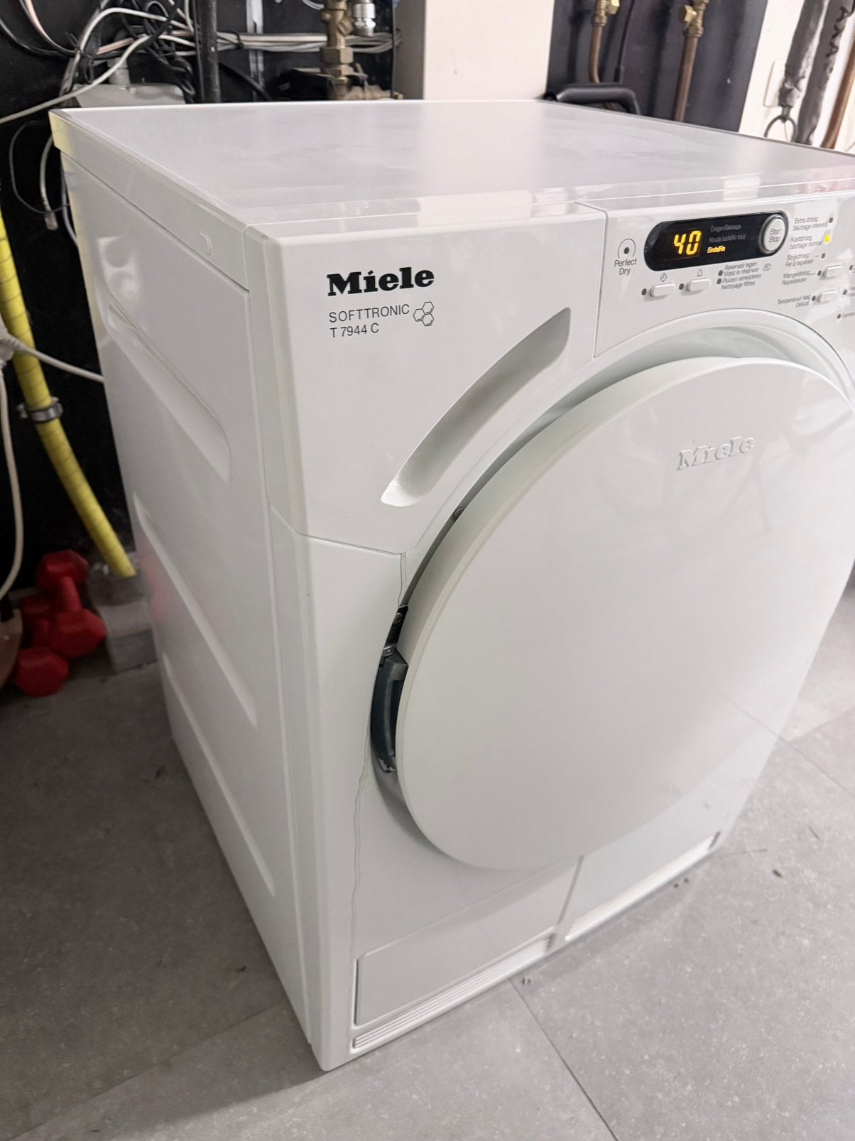 Een mooie Miele condensdroger en een Miele wasmachine, Elektronische apparatuur, Ophalen, 6 tot 8 kg, Zo goed als nieuw, Voorlader