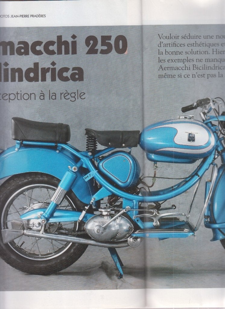 Moto Aermacchi 250 bicilindrica collection, Envoi, Utilisé