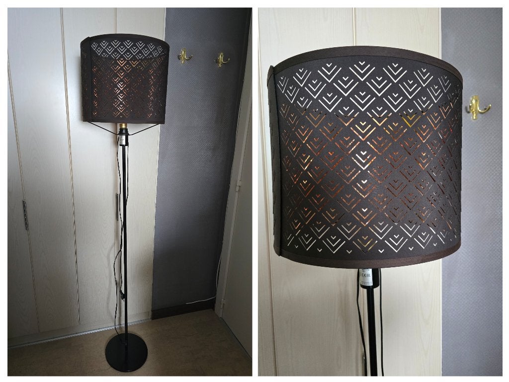 Staanlamp Ikea, Enlèvement, Marron, Moderne, Avec interrupteur
