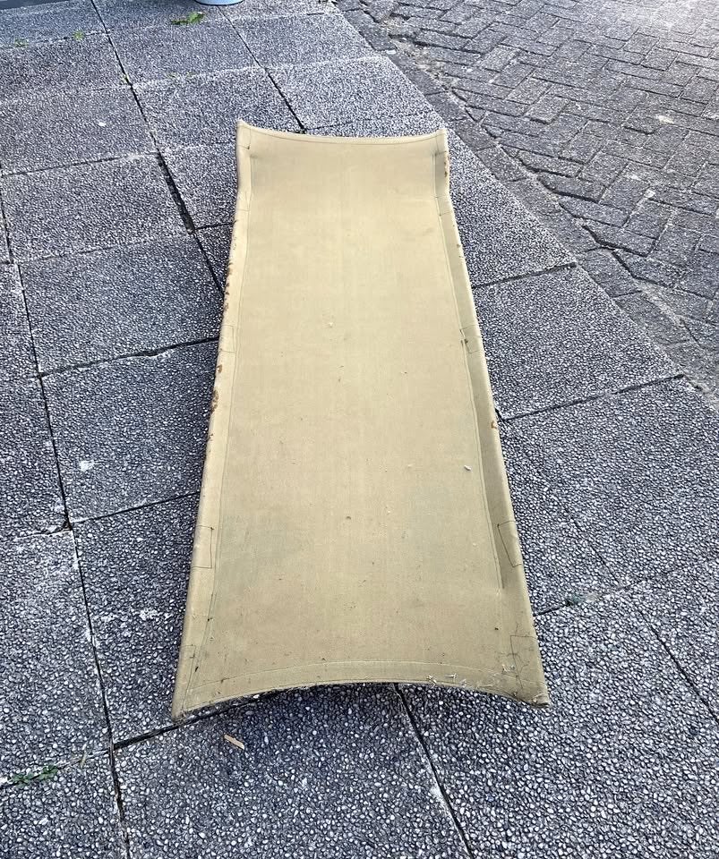Vintage militair veldbed, Caravanes & Camping, Enlèvement, Utilisé, Autre