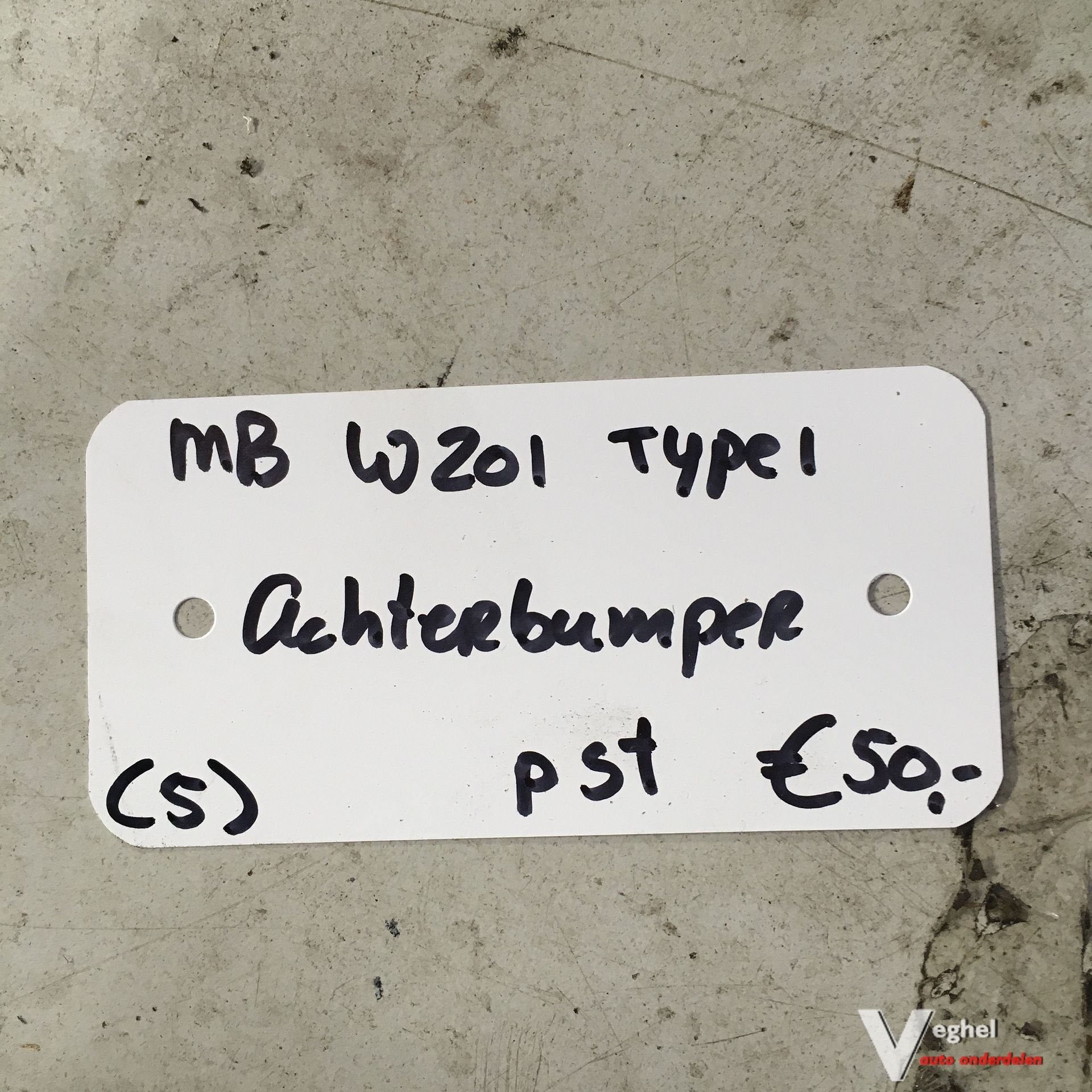 Mercedes W201 Achterbumper 1 e Type, Autos : Pièces & Accessoires, Carrosserie & Tôlerie, Pare-chocs, Arrière, Utilisé, Enlèvement