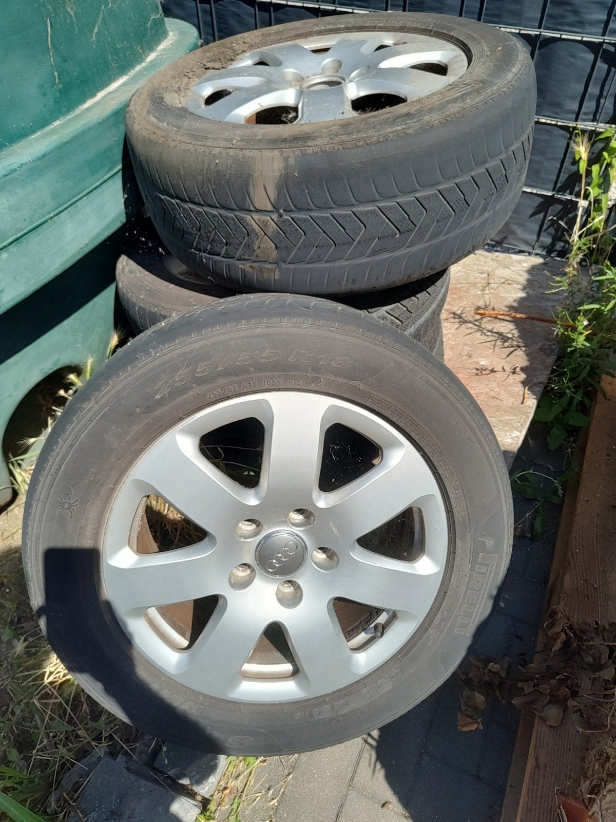 velgen 18" audi q7, Ophalen, 18 inch, Gebruikt, 255 mm