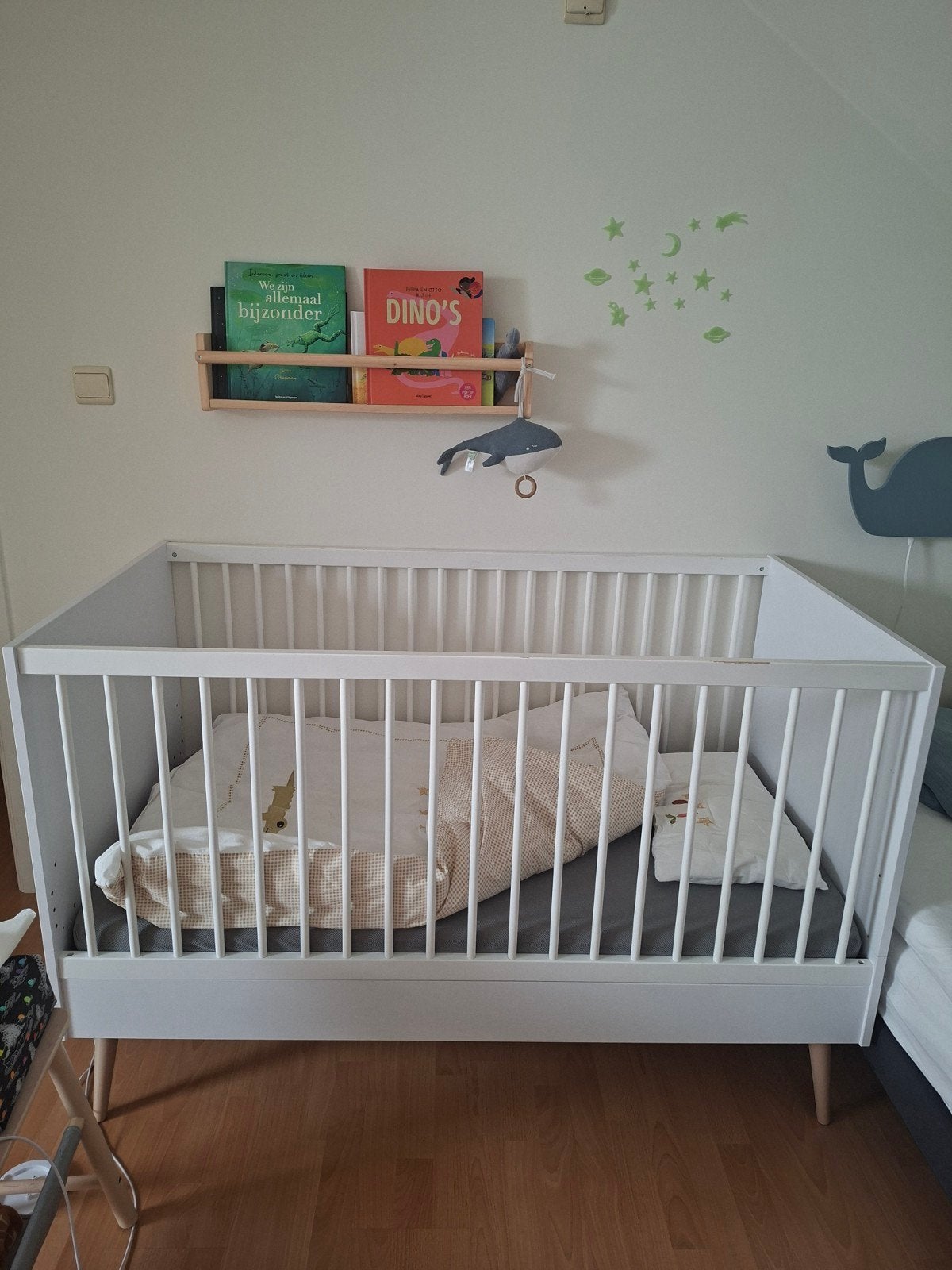 babybed, kleur ice White. 140cm op 70cm, Ophalen
