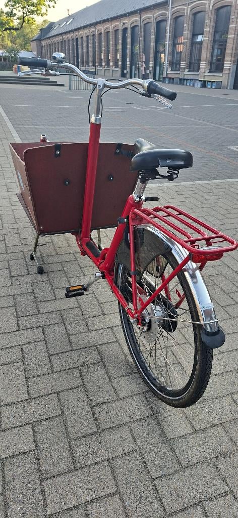 Bakfiets Van Andel Amsterdam, Fietsen en Brommers, Ophalen, Gebruikt, Elektrisch