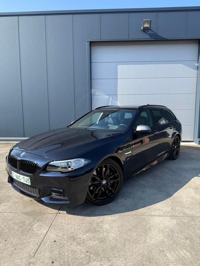 BMW M550d lichtevracht, Automaat, 2000 kg, Zwart, Leder