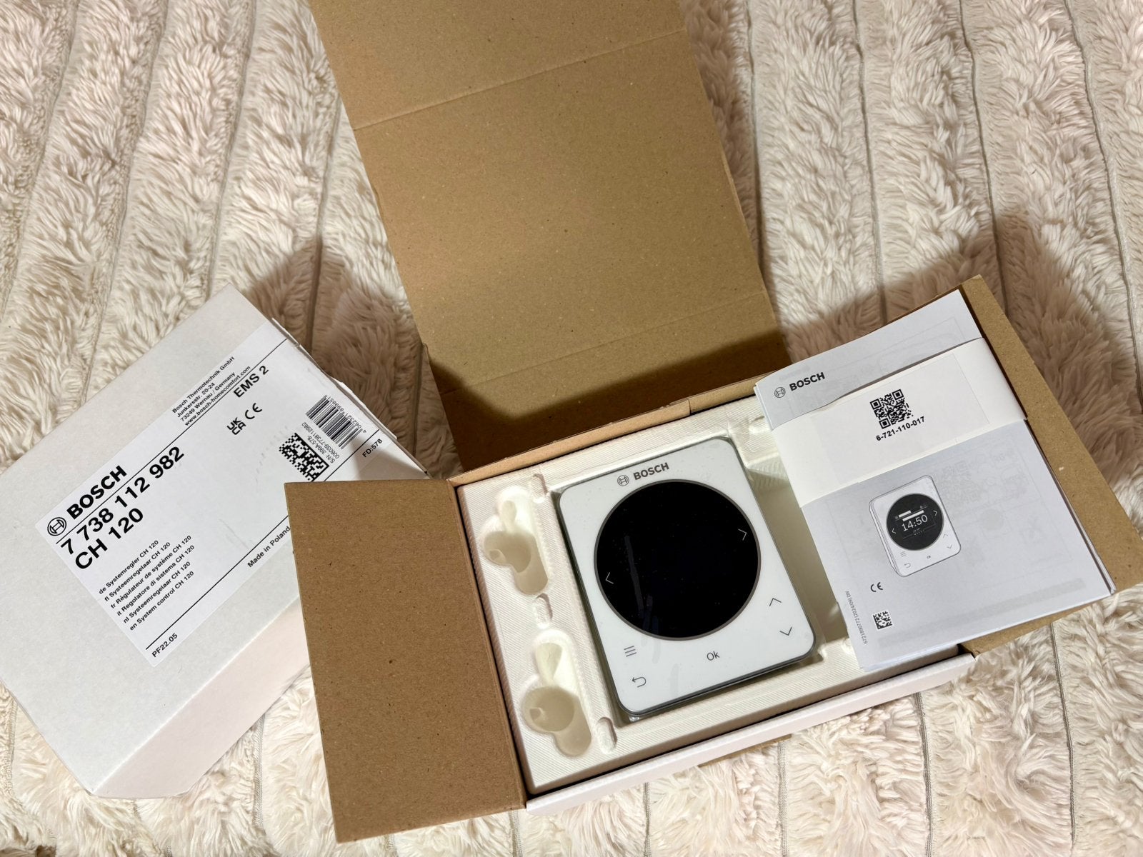 Bosch thermostat, Bricolage & Construction, Thermostats, Enlèvement ou Envoi, Neuf