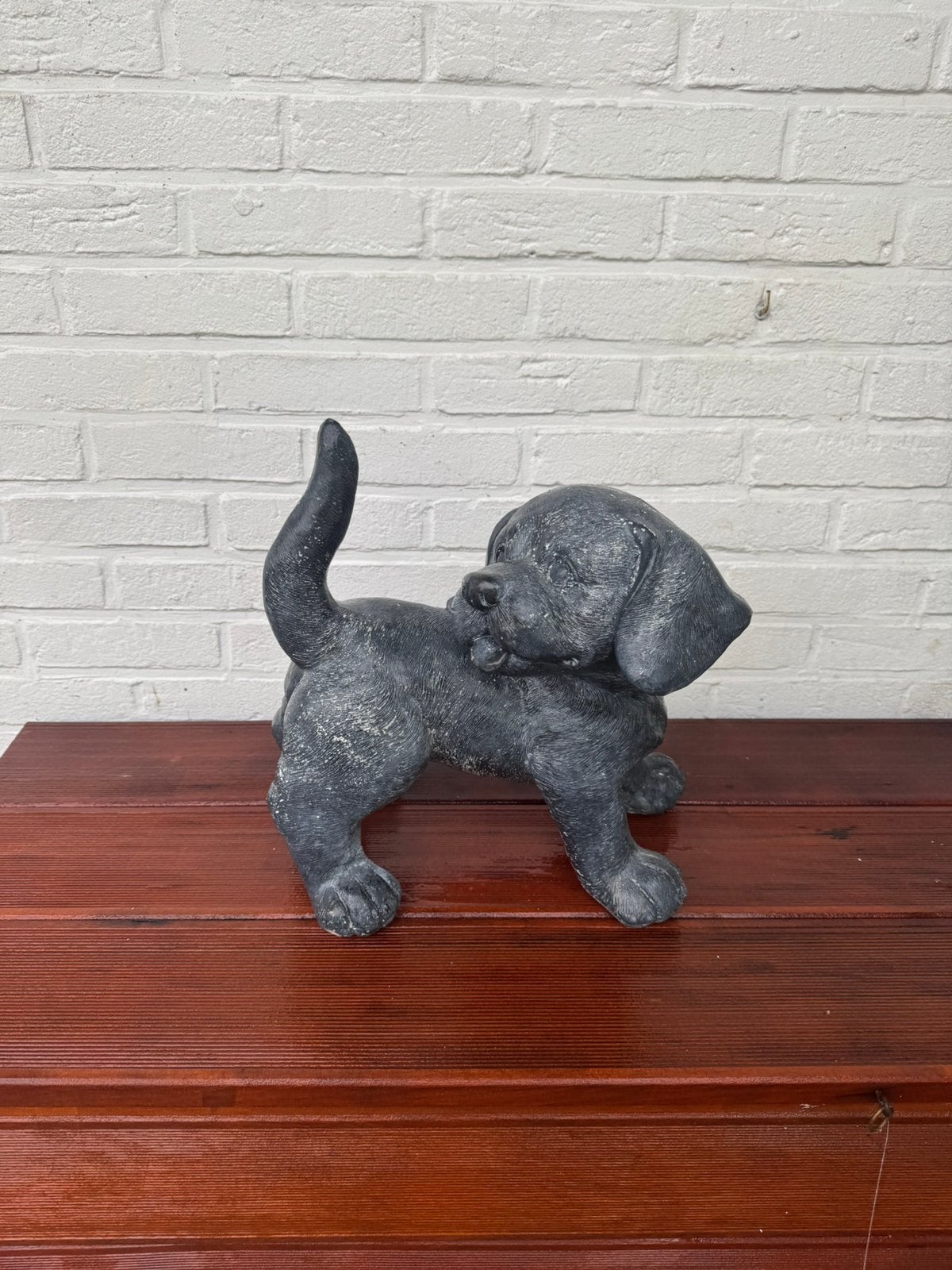 Stenen hond 33x 35 cm, Ophalen, Zo goed als nieuw
