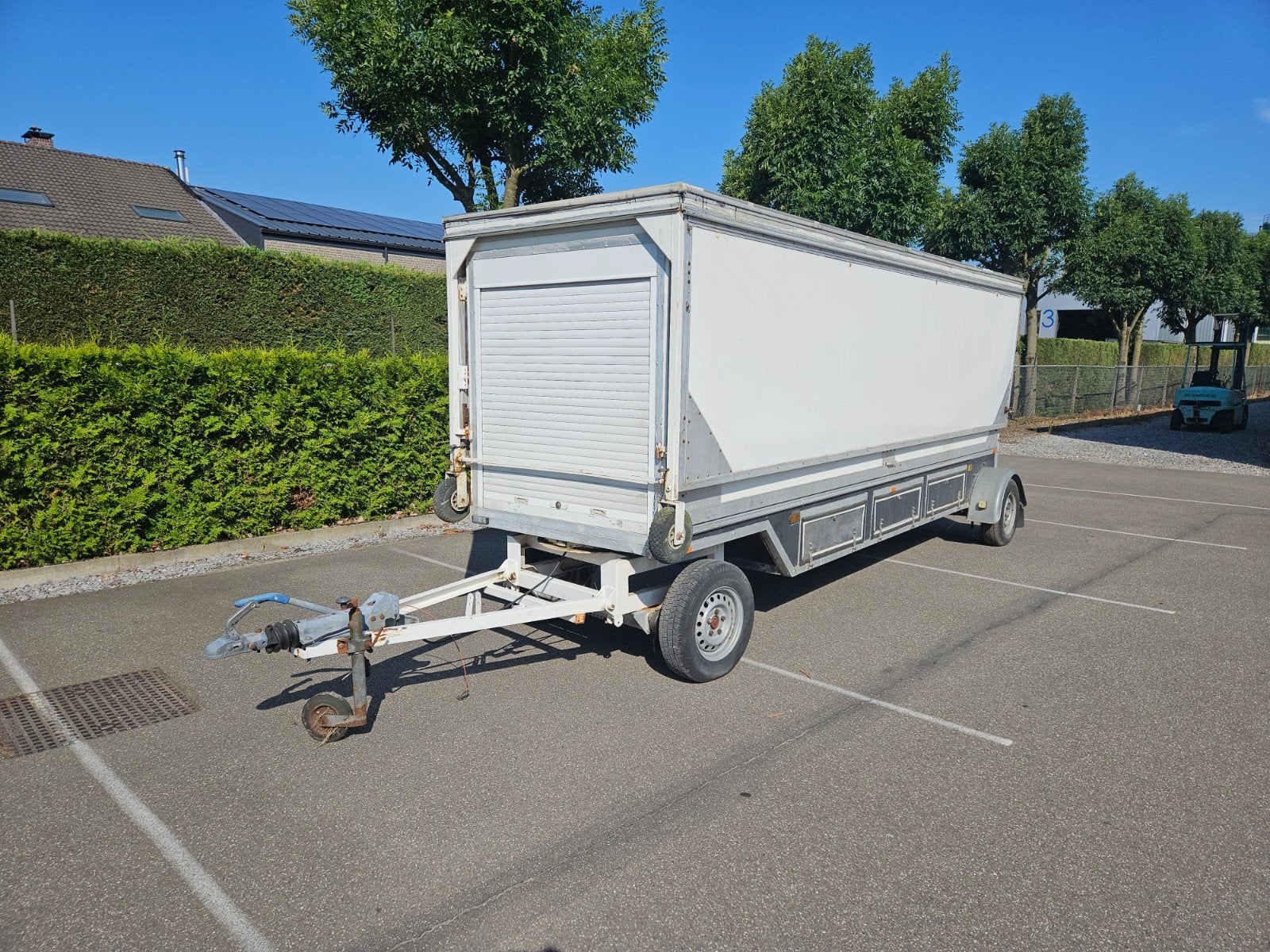 Gielen Marktwagen, Ophalen, Gebruikt