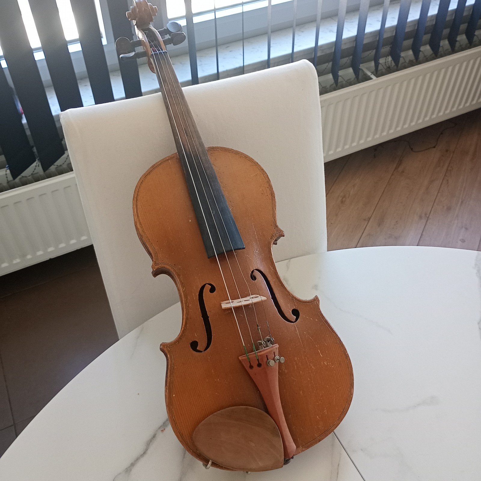 Viool Ant.Stradivarius 1713 met koffer en strijkst golden st, Enlèvement, Violon, Avec valise