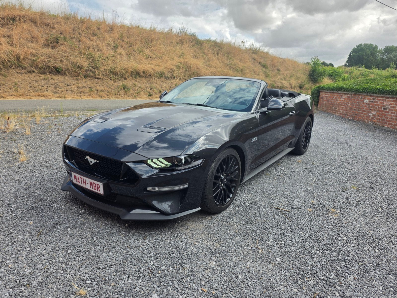 Ford Mustang GT Cabriolet 5.0 V8 449 ch A10 – Full options, Cuir, Achat, Système audio, Noir