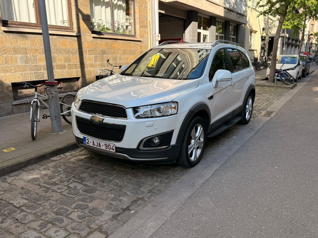 Chevrolet Captiva 4x4 * 7-zitter * Euro5 * Nieuwe roetfilter, Auto's, Chevrolet, Automaat, Euro 5, Zwart, Leder