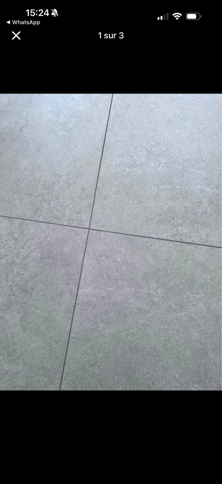 23,5 m carrés de carrelages rectifiés 90x90, emballé, Enlèvement, Comme neuf