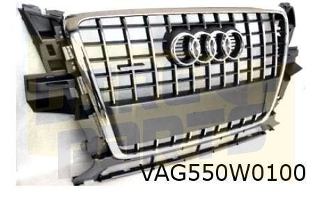 Audi Q5 (8/12-1/17) (8R) grille (1QP stone grey) Origineel!, Neuf, -, Audi, -