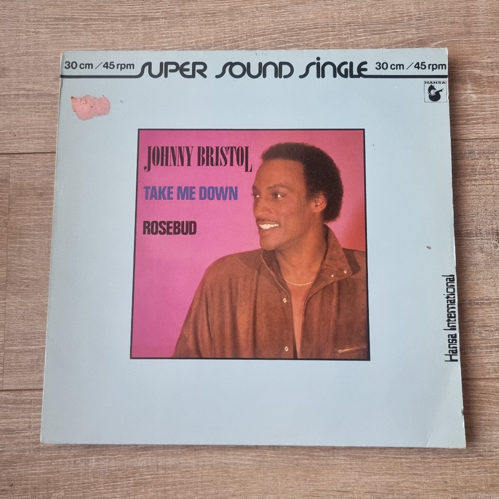 12" Johnny Bristol – Take Me Down / Rosebud, Cd's en Dvd's, Ophalen of Verzenden, Gebruikt, 12 inch, R&B en Soul
