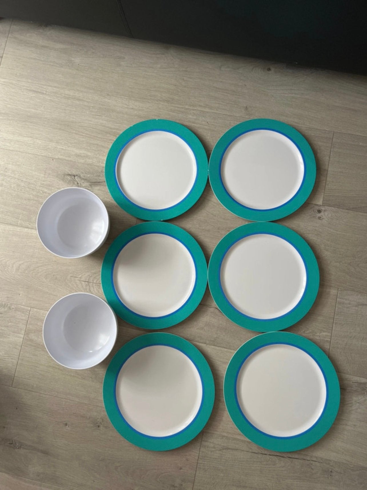 Melamine servies, Ophalen, Gebruikt