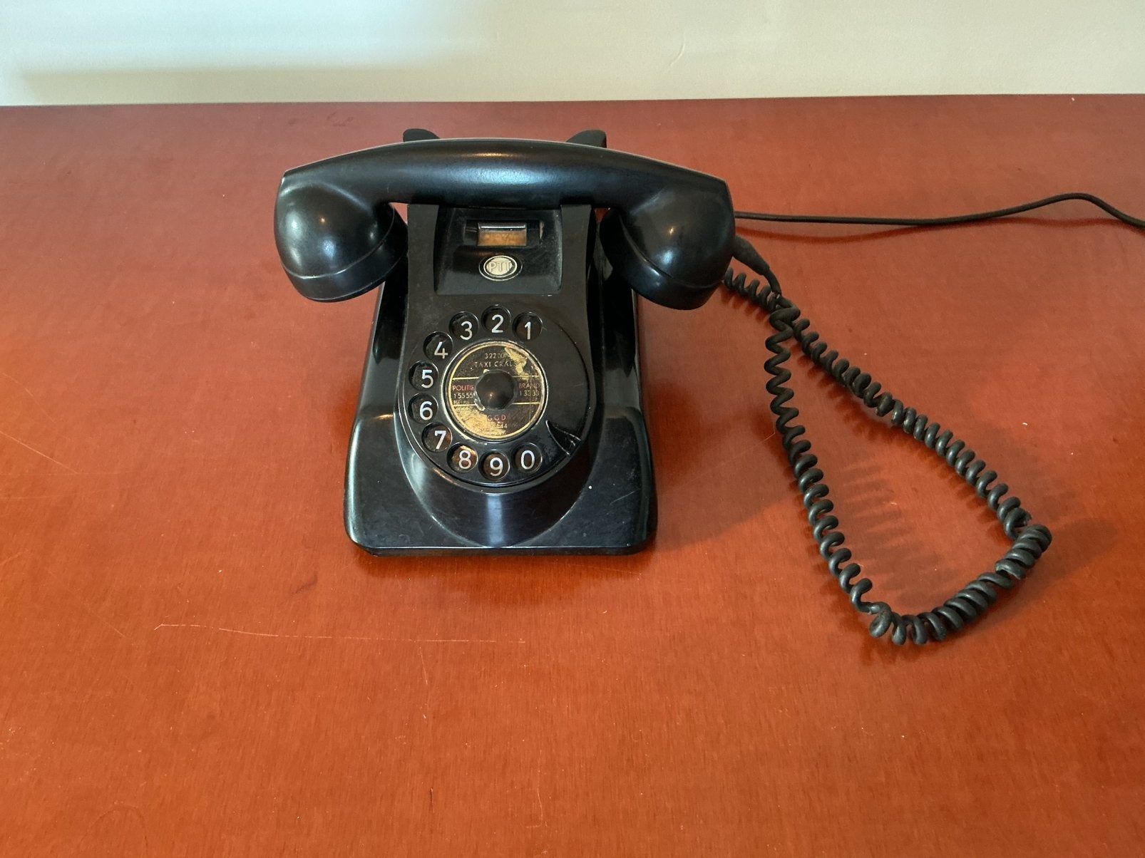 Vintage, draai telefoon, Telecommunicatie, Ophalen of Verzenden, Zo goed als nieuw, Bakeliet