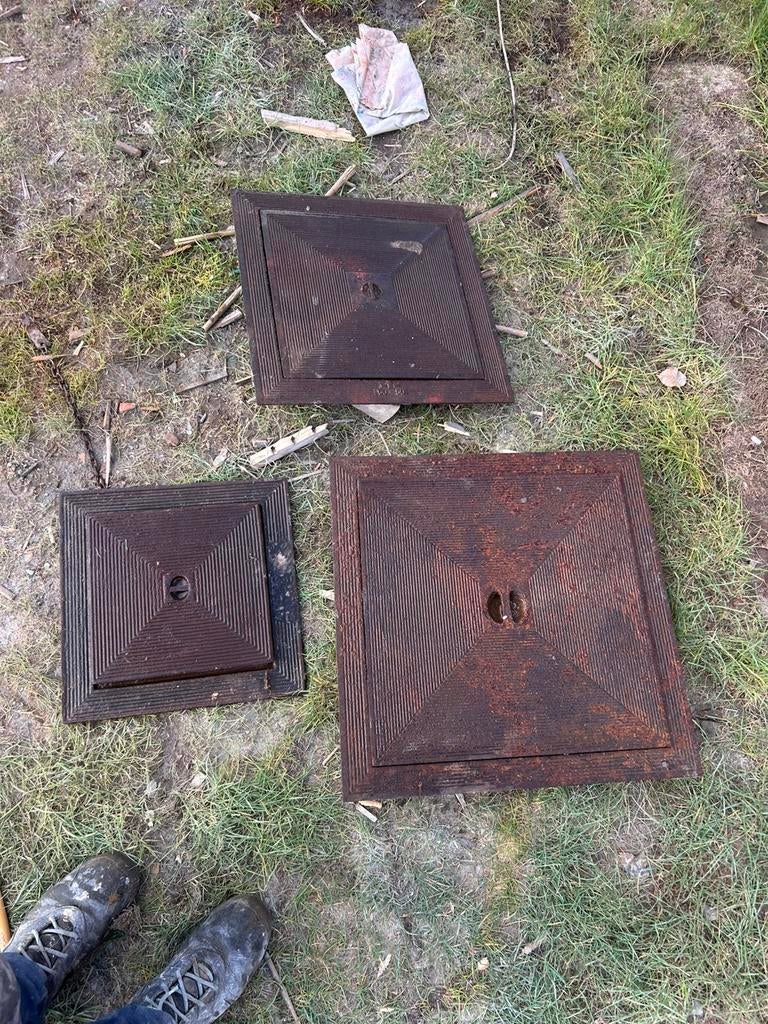 Putdeksels, Doe-het-zelf en Bouw, Buizen en Afvoer, Ophalen, Gebruikt