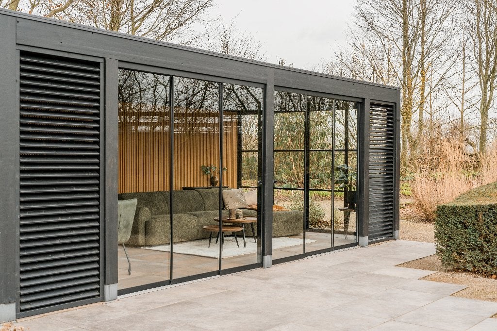 Maatwerk- Douglas houten bijgebouwen, tuinhuisjes, Verzenden, Nieuw