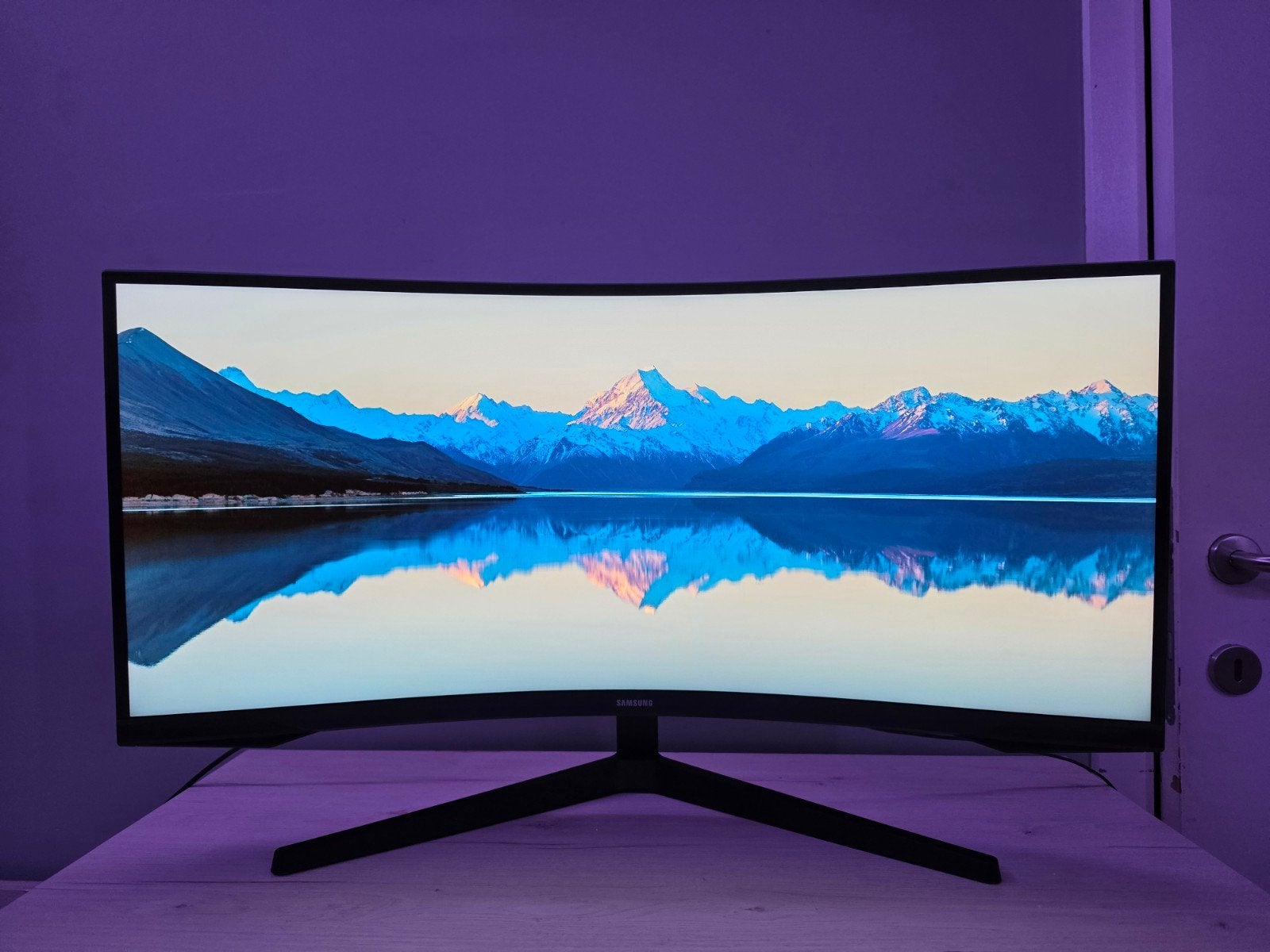 Samsung Odyssey G5 34" Curved Ultrawide, Informatique & Logiciels, Gaming, Moins de 1 ms, Comme neuf, Enlèvement