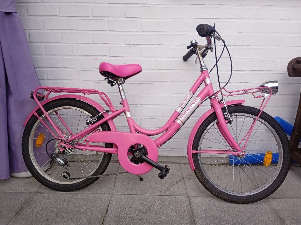 Meisjesfiets Minerva 20 inch Rijklaar, Frein à main, Comme neuf, Minerva, Enlèvement