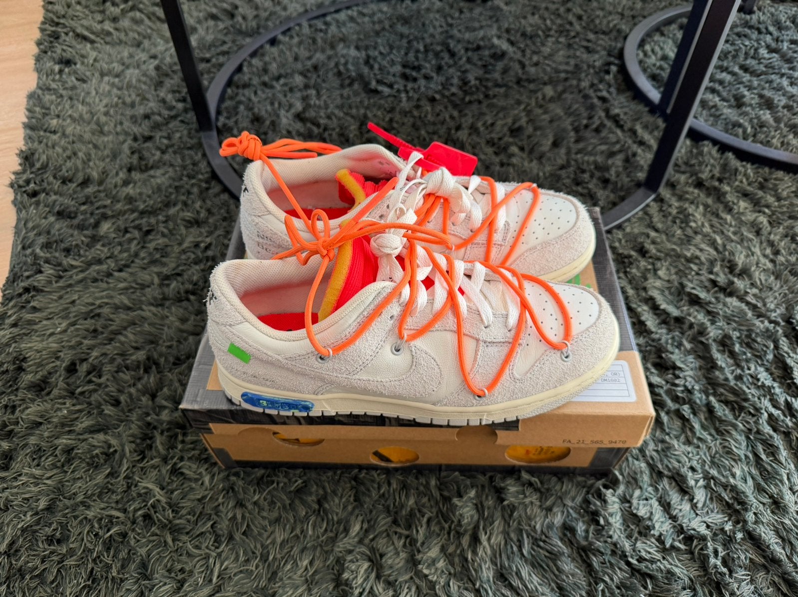 Nike x off white dunk low lot 31, Kleding | Heren, Ophalen, Wit, Nieuw, Sneakers