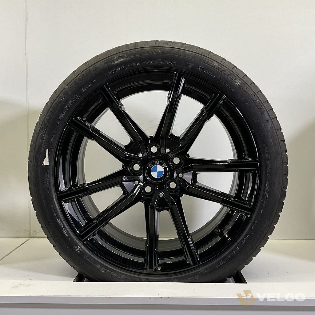 BMW 2, 3, 4 SERIE G21 G22 G23 G42 SET VELGEN + WINTERBANDEN, Auto-onderdelen, 18 inch, Gebruikt, -, -
