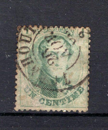 (B) 13 gestempeld 1863 - Getande medaillons - 12, Postzegels en Munten, Ophalen of Verzenden, Gestempeld, Gestempeld