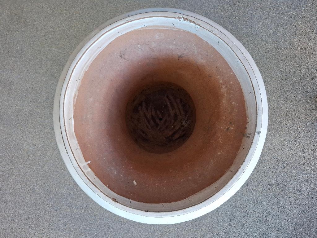 Mooie zeer grote betonnen bloempot, Jardin & Terrasse, Pots de fleurs, 40 cm ou plus, 40 à 70 cm, Rond, Enlèvement