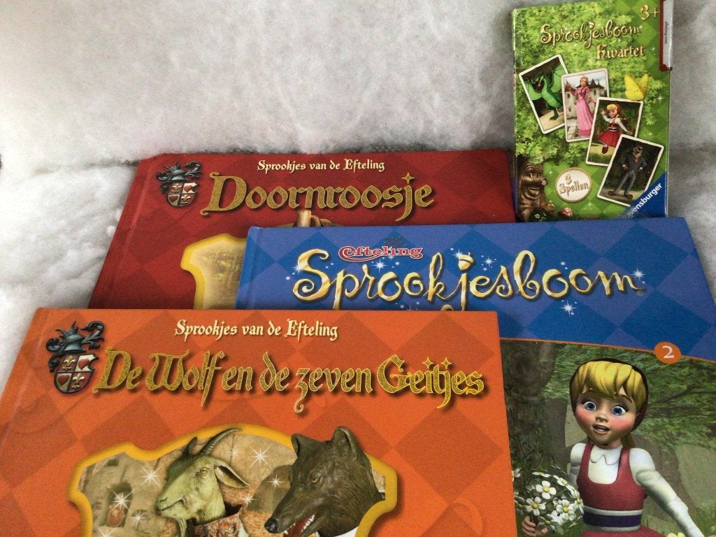 Efteling. 3 Sprookjesboeken en Sprookjesboomkwartet, Collections, Enlèvement ou Envoi