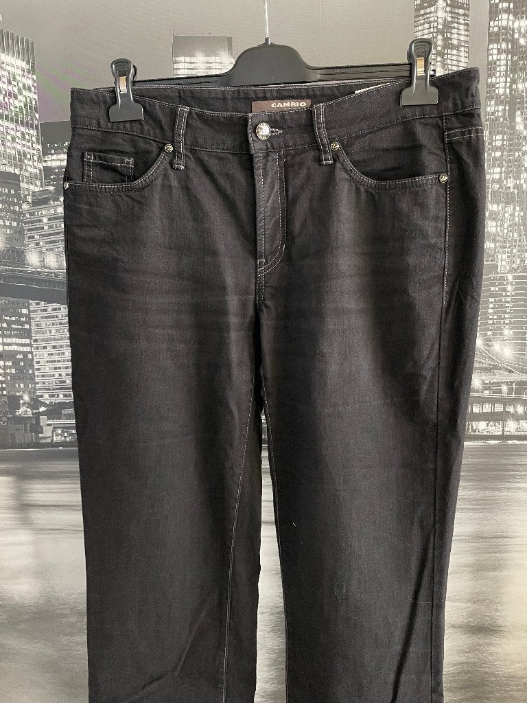 zwarte lange broek jeans Cambio - Size 44, Kleding | Dames, Broeken en Pantalons, Cambio, Verzenden, Zwart, Maat 42/44 (L)