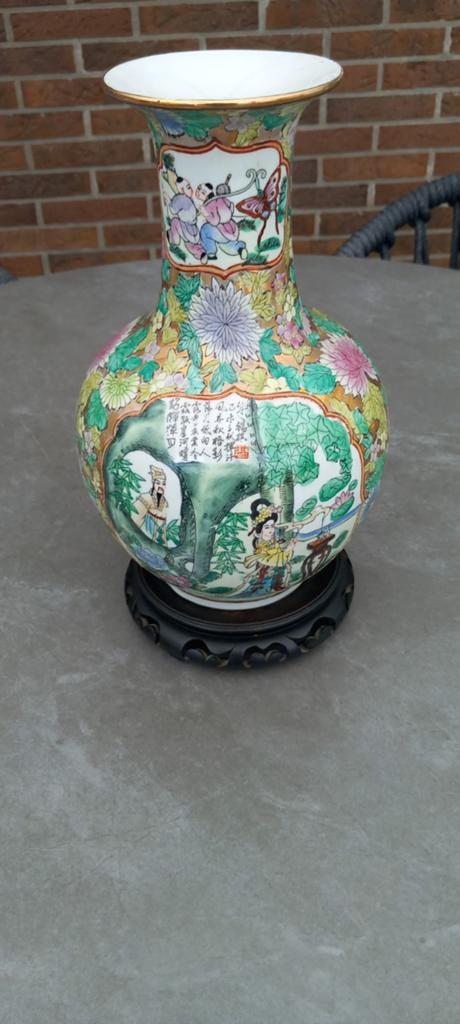 Chinese vaas groen, Enlèvement
