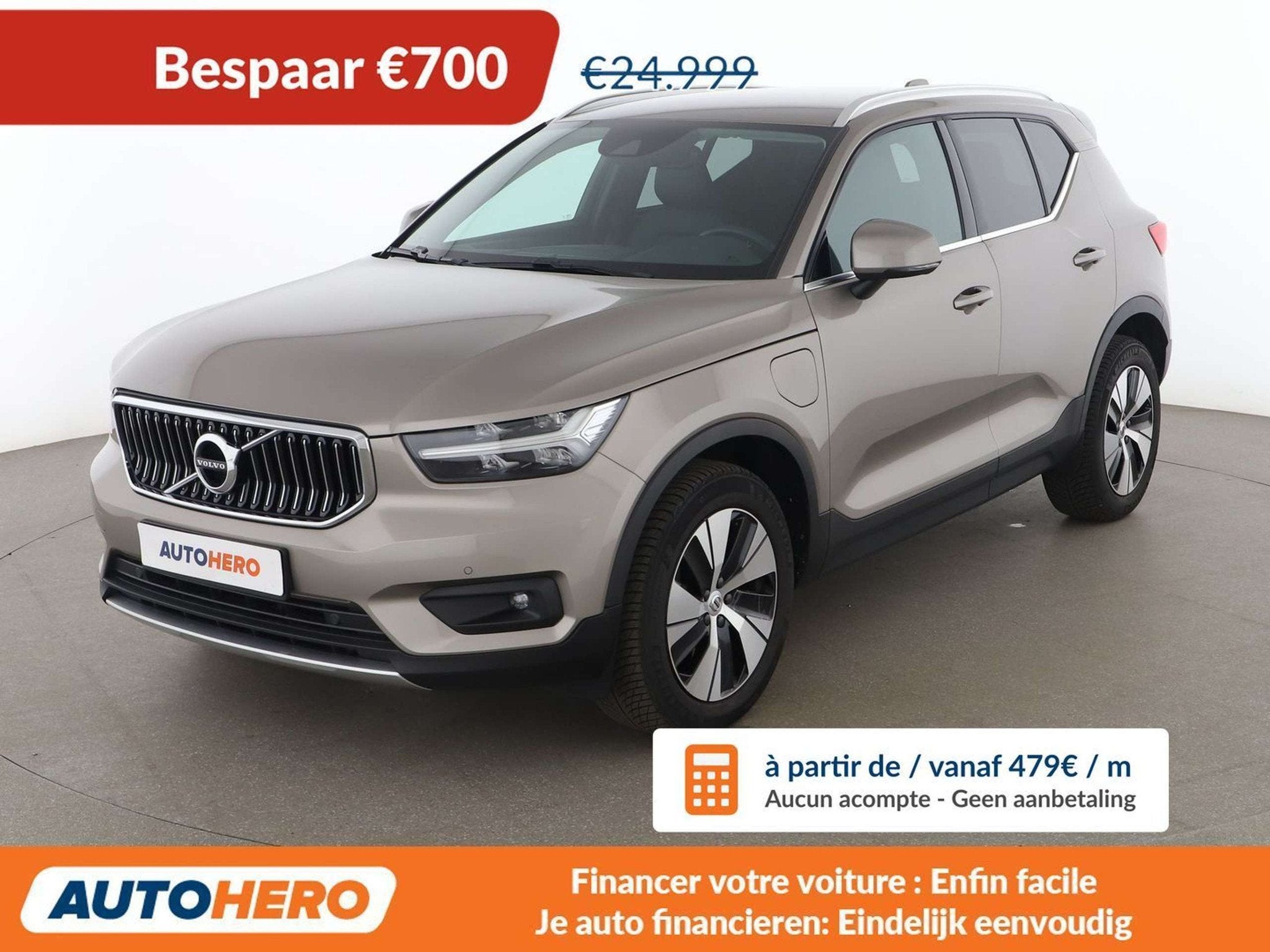 Volvo XC40 1.5 T4 Recharge Plug-in Hybrid Core 2WD, Auto's, Gebruikt, Skiluik, Leder, 5 zetels