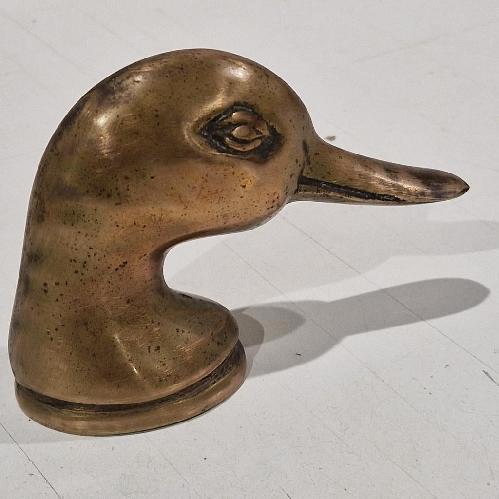 Koperen eend flessenopener  ,  naar Paris Ducky, Antiek en Kunst, Antiek | Brons en Koper, Ophalen of Verzenden, Koper