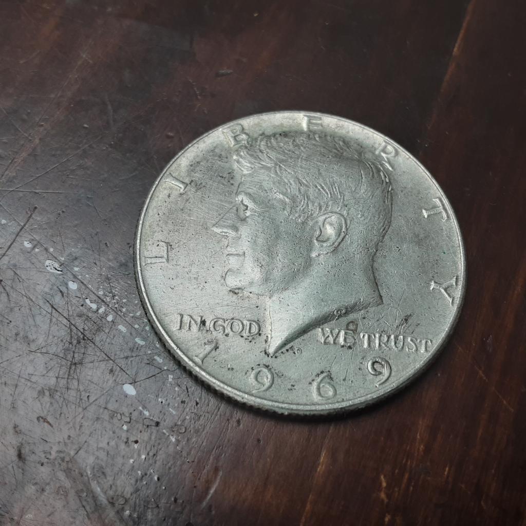 Half Dollar USA silver, Verzenden, Losse munt, Zilver