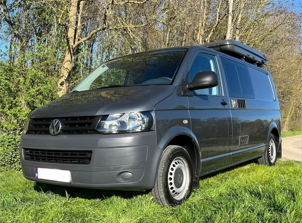 Volkswagen Transporter T5 Camper-123500 km-22900 euros-2012, Autos, Achat, Capteur de stationnement, 4 portes, 2 places
