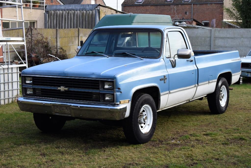 Chevrolet C20 Silverado 1984, Auto's, Chevrolet, Automaat, 8 cilinders, Blauw, Silverado