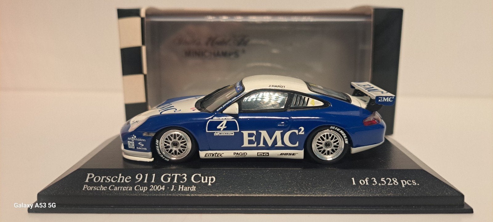 MINICHAMPS Posrche 911 GT3 Cup, Hobby & Loisirs créatifs, Enlèvement ou Envoi, Neuf, Voiture, MiniChamps