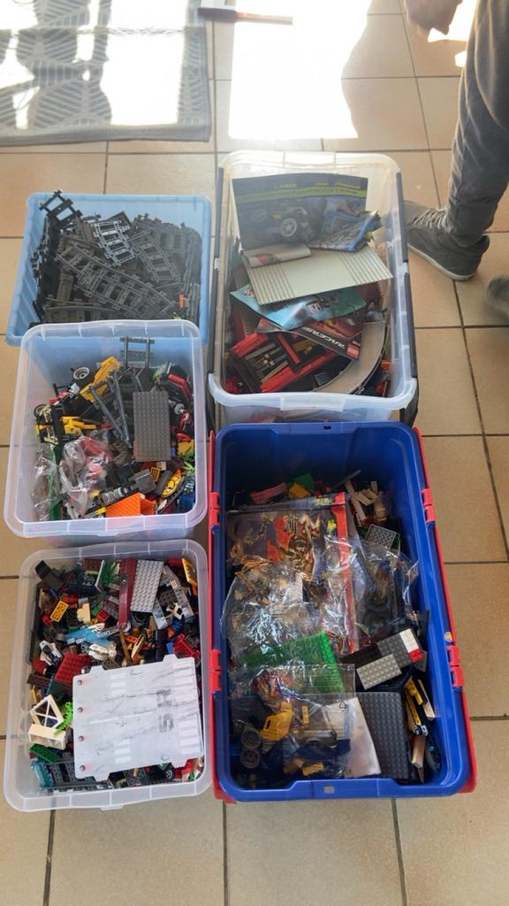 environ 30 kilos de Lego Ninjago, City, Starwars,, Enlèvement, Utilisé