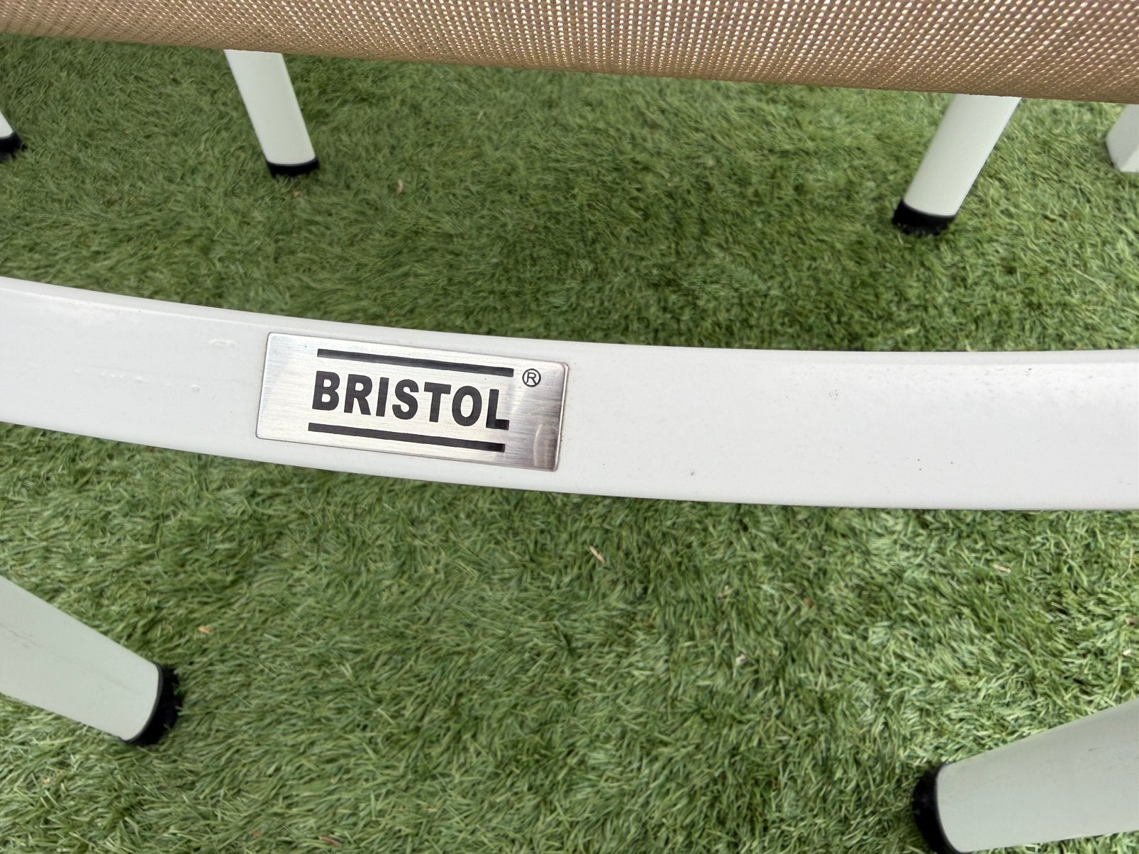 Table de jardin Bristol avec 6 chaises., Enlèvement, Utilisé