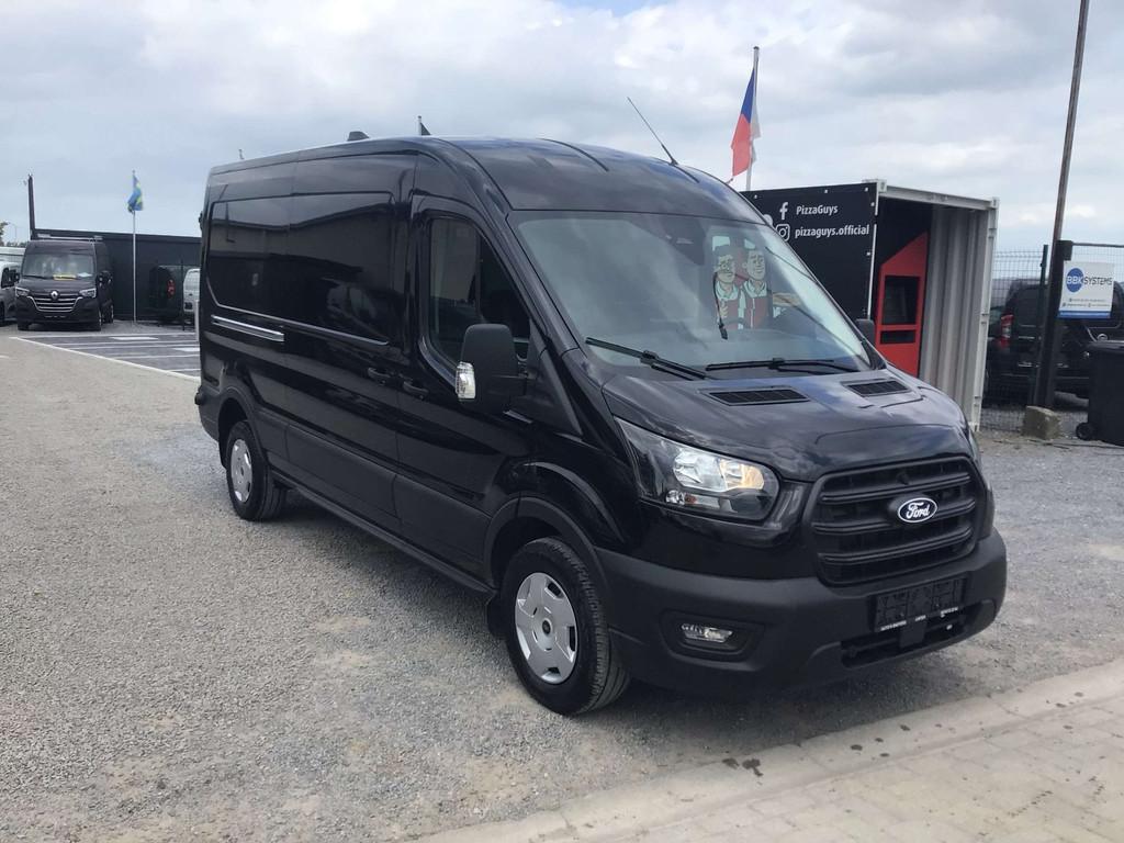 Ford Transit l3h2 130pk automaat 2025 10km full/option 32950, Automaat, Stof, Gebruikt, Euro 6