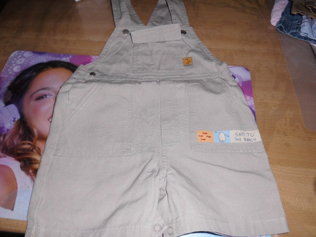 beige salopet 74, Ophalen of Verzenden, Zo goed als nieuw, Jongetje, Broekje