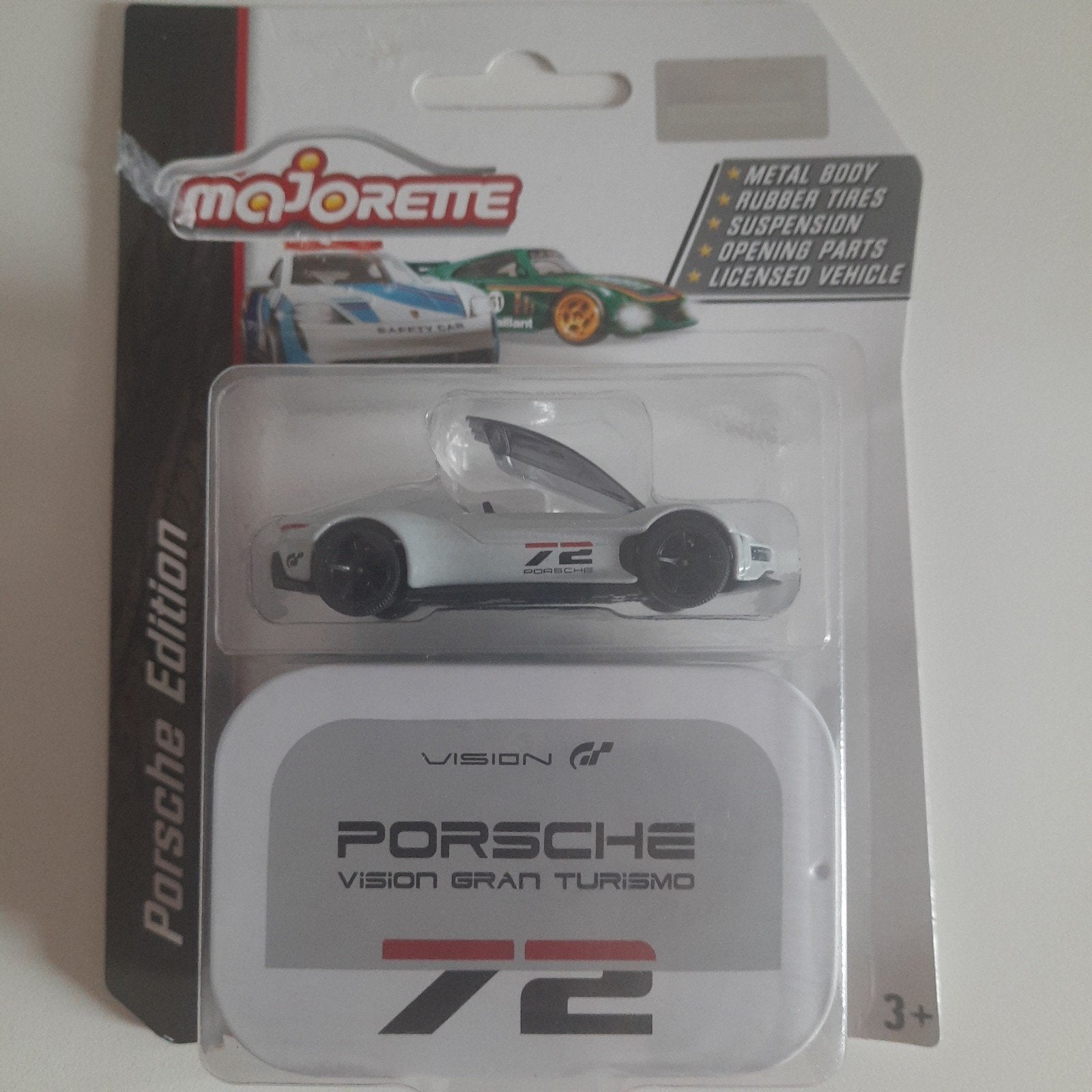 MAJORETTE METAL 1:61 * PORSCHE VISION 72 GRAN TURISMO* MIB*, Hobby en Vrije tijd, Modelauto's | 1:87, Ophalen, Nieuw, Auto, Majorette