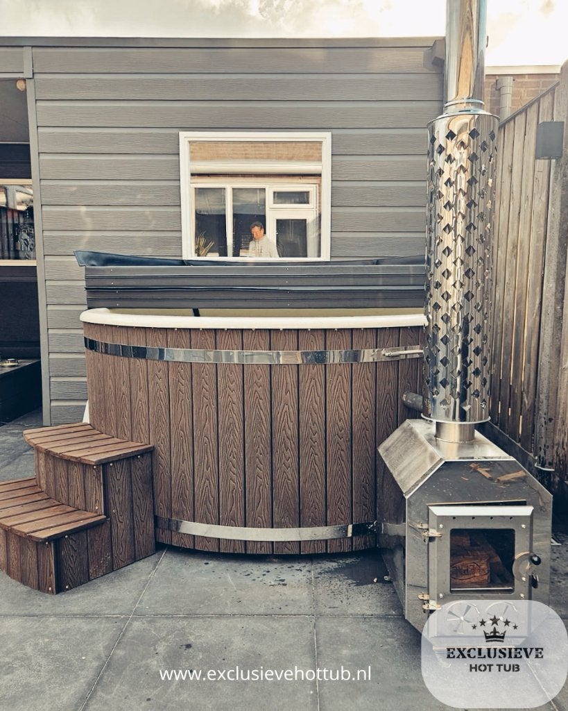Hottub houtgestookt|Elektrisch of Hybride|met warmtepomp, Tuin en Terras, Ophalen of Verzenden, Nieuw, Filter
