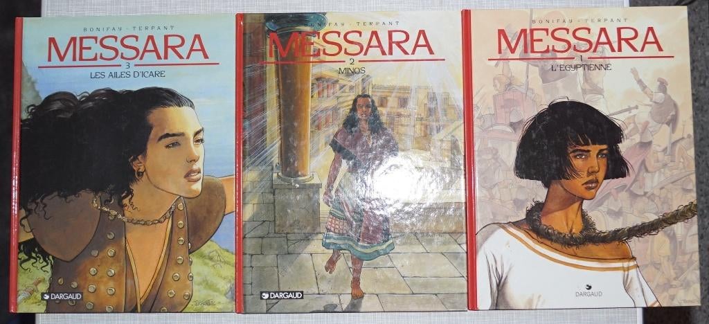28€ «Messara»  3Tomes Série complète 28 euros, Livres, BD, Comme neuf, Série complète ou Série, Enlèvement ou Envoi