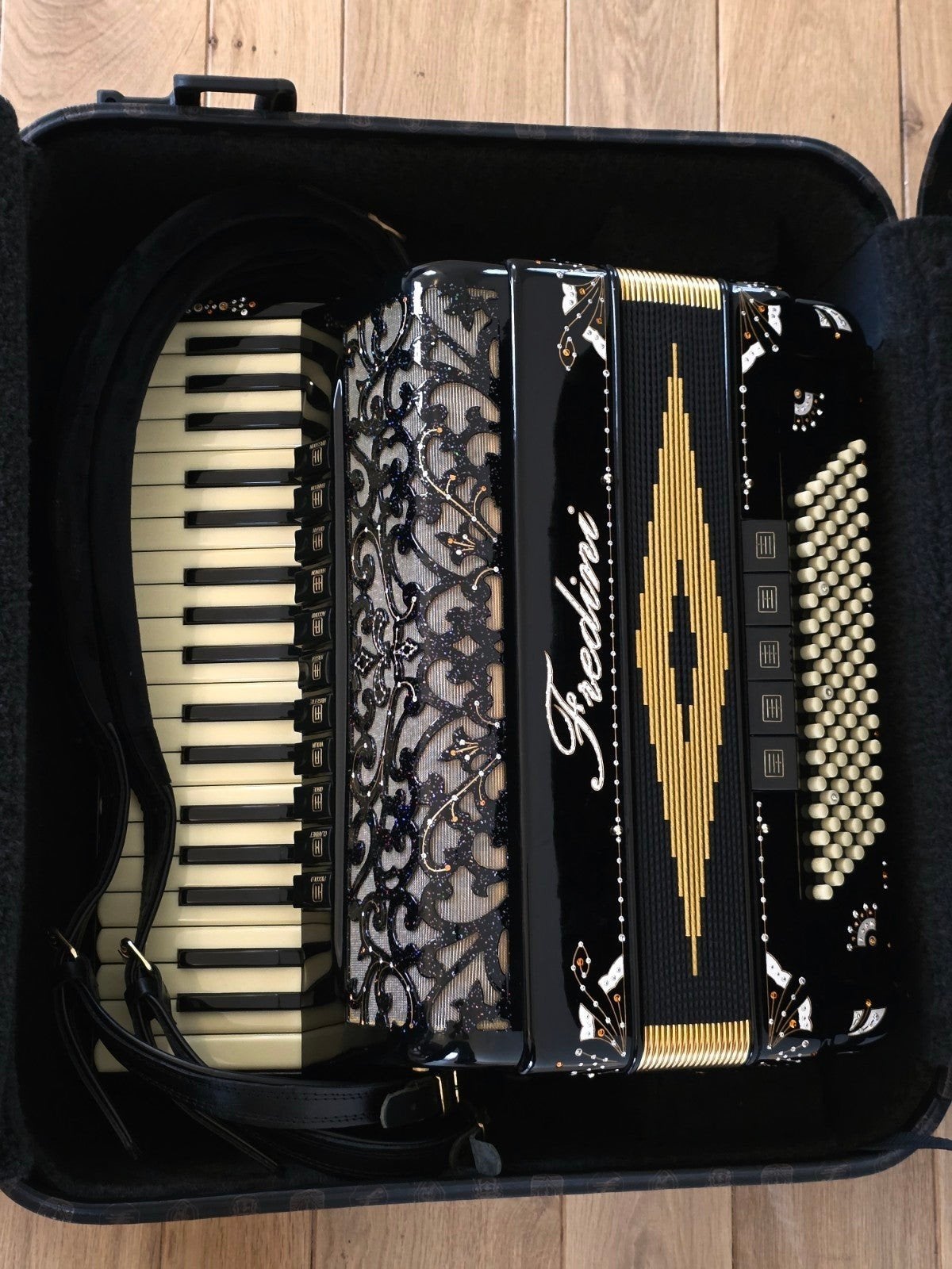 Accordéon Z.G.A.N. Fredini Gold Cassotto LMMH, Musique & Instruments, Enlèvement ou Envoi
