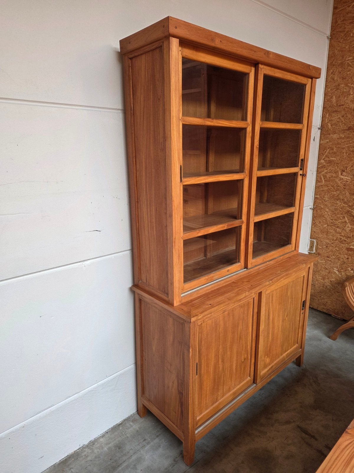 Mooie massief teakhouten kast 110cm breed., Ophalen