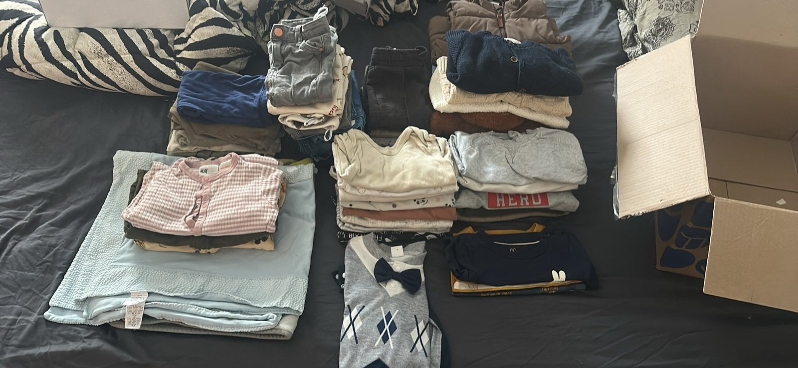 Grote Lot baby kleren jongen maat 74, Enlèvement, Comme neuf