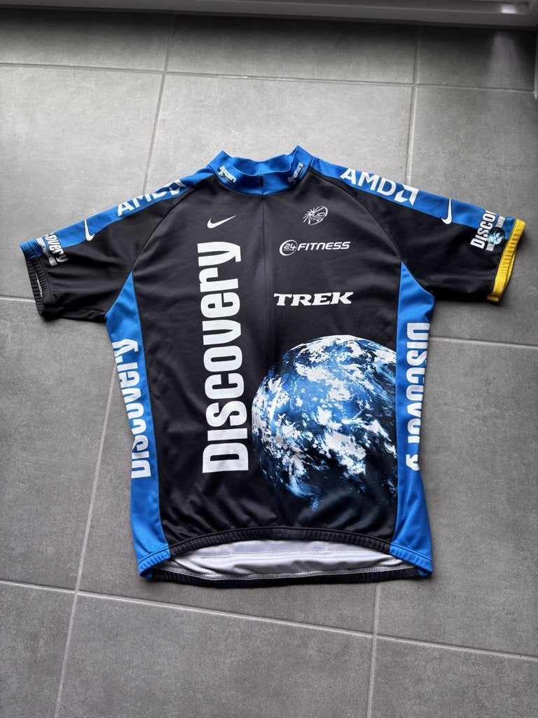 Discovery Channel fietstrui XL, Fietsen en Brommers, Fietsaccessoires | Fietskleding, Nike, Dames, Ophalen of Verzenden, Zo goed als nieuw
